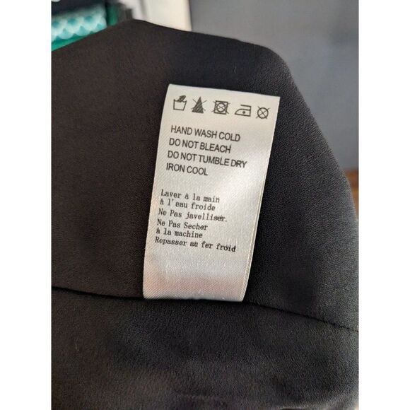 Lucca Couture Black and White Floral Wrap Dress with‎ Cross Back - M - Picture 9 of 9